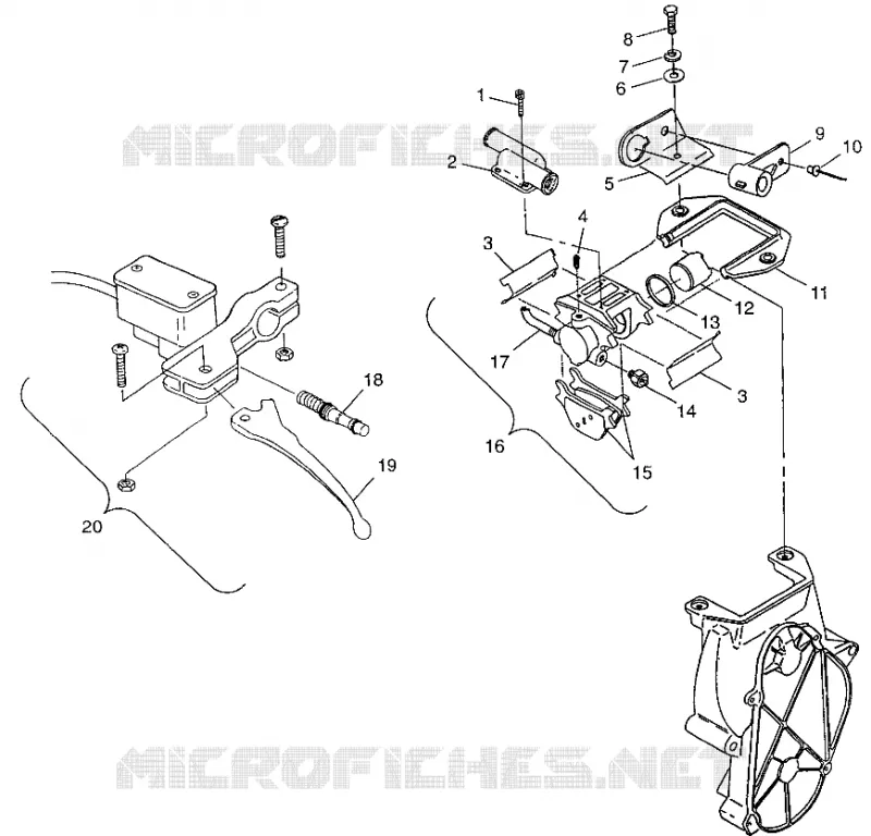 FRENO 440 XCR 0971660 (4937893789A014)