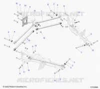 SUSPENSION TRASERA TRAILING ARMS MOUNTING