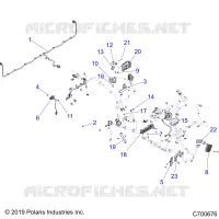 MAZO DE CABLES COMPONANTS- R20RSF99AV/BV (C700676)