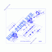 TREN, PRINCIPAL GEARCASE   A16SVE95AM (100063) para Polaris SCRAMBLER XP 1000 2016