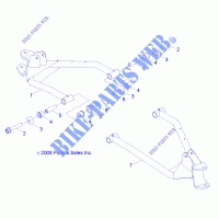 Wishbones FRONT   R14VA17AA/AF (49RGRAARM09RZR170) para Polaris RZR 170 2014