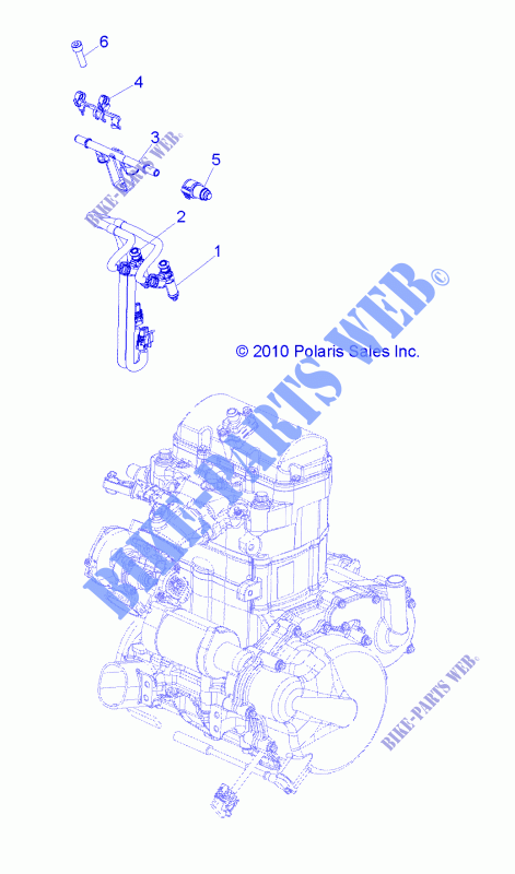 MOTOR, INYECTOR DE COMBUSTIBLE   Z14XE7EAL/X (49RGRGASOLINAINJECT11RZRS) para Polaris RZR 4 800 EPS LE 2014