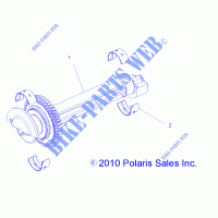 MOTOR, BALANCER   Z14XT9EAO (49RGRBALANCER11RZR875) para Polaris RZR 4 900 LE 2014