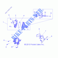 ENFRIAMIENTO, WATERPUMP   R13XT9EAL (49RGRWATERPUMP11RZR875) para Polaris RZR 4 XP JAGGED X 2013