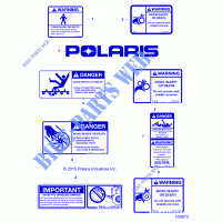 SNOWBLOWER   ETIQUETASS (700972) para Polaris SNOW BLOWER 2016