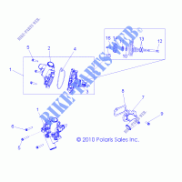 ENFRIAMIENTO, WATERPUMP   R13XT87AA/9EAK (49RGRWATERPUMP11RZR875) para Polaris RZR XP 4 900 EFI 2013