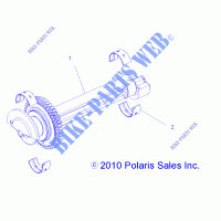 MOTOR, BALANCER   R13XT87AA/9EAK (49RGRBALANCER11RZR875) para Polaris RZR XP 4 900 EFI 2013