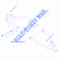 Wishbones FRONT   A10VA17AA/AD (49RGRAARM09RZR170) para Polaris RZR 170 2010