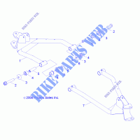 Wishbones FRONT   A09VA17AA/AD (49RGRAARM09RZR170) para Polaris RZR 170 2009