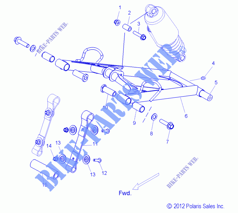 El par entre ARM   S14BA8GSL/GEL (49SNOWFTA13SB) para Polaris SWITCHBACK 2014