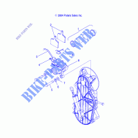 FRENO CALIPER MOUNTING   S05MP8DS/DSA/DSB/DSC (4992569256A14) para Polaris PERFORMANCE 2005