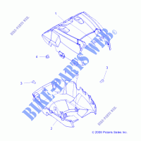 FARO DELANTERO POD   A13ZN85AA/AQ/AZ (49ATVFARO09SPXP550) para Polaris SPORTSMAN XP 850 2013