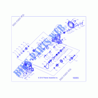 TREN, MAIN GEARCASE   A17SVE95AM (100063) para Polaris SCRAMBLER XP 1000 2017