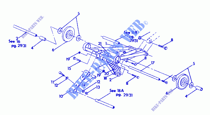 El par entre ARM Sport/Sport GT (4921282128033A) para Polaris OTHERS 1992