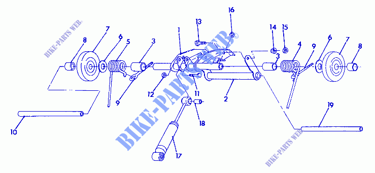 TRASERO ARM PAR Sport/Sport GT (4921282128034A) para Polaris OTHERS 1992