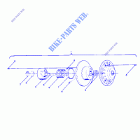 Accionado de embrague SuperTrak (4917131713018A) para Polaris OTHERS 1990