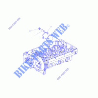 ENGINE, GASOLINA PUMP FITTING COVER   R16RTED1F1 (49RGRGASOLINACVR15DSL) para Polaris RANGER 1000 DIESEL EU 2016