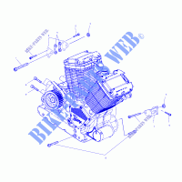 MOTOR, MOUNTING   V01CD15CC (4966146614C001) para Polaris V92C DELUXE CRUISER 2001