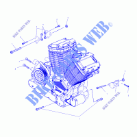 MOTOR, MOUNTING   V01CS15DA (4966166616B014) para Polaris V92SC SPORTCRUISER 2001