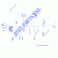Mazo de cables   A08BA50FA (49ATVHARNESS08SCRAM) para Polaris SCRAMBLER 2X4 INTL 2008