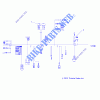Mazo de cables   A08BG50AA (49ATVHARNESS08SCRAM) para Polaris SCRAMBLER 500 4X4 2008