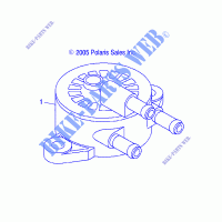 MOTOR, BOMBA DE COMBUSTIBLE   A08LH27AW/AX/AZ (4999202079920207D12) para Polaris SPORTSMAN 300 4X4 2008
