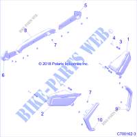 FAROS AND TAILLIGHTS   Z19VPL92AK/BK/AR/BR/AM/BM (C700162 3) para Polaris RZR XP 4 TURBO S 2019