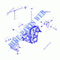 Montaje de la transmisión   A04CH68AC/AF/AH/AJ/AT/AV (4986128612C12) para Polaris SPORTSMAN 700 2004