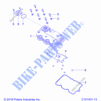 MOTOR, VALVE COVER   A20SVE95KR (C101431 13) para Polaris SCRAMBLER XP 1000 2020