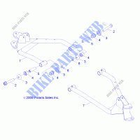 WISHBONES FRONT   Z21YAV17B2/B4/N2/N4 (49RGRAARM09RZR170) para Polaris RZR 170 2021