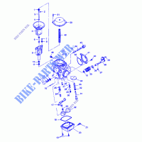 CARBURADOR   W98CH50A(C)(D)(E)(F) (4950135013D011) para Polaris SPORTSMAN 500 1998