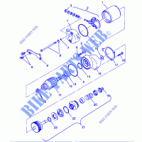 MOTOR DE ARRANQUE Scrambler W967840 (4935823582D005) para Polaris SCRAMBLER 1996