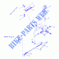 Conjunto de cambio de VARILLAJE Trail Blazer W957221 (4930363036C001) para Polaris TRAIL BLAZER 1995