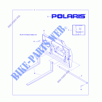 PALETAS DE MESA   D142M9JDJ FRK (49BRUTUSFORK6638) para Polaris BRUTUS 2014