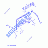 CHASIS, CAB BASTIDOR   R151DPD1AA/2D (49BRUTUSCAB15) para Polaris RANGER HST 2015