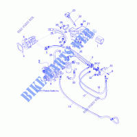 TREN, HYDROSTAT MOUNTING AND LINES   R151DPD1AA/2D (49BRUTUSHYDROSTAT15) para Polaris RANGER HST 2015
