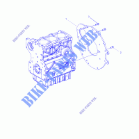 Placa de brida   R151DPD1AA/2D (49BRUTUSFLGPLATE15DSL) para Polaris RANGER HST 2015