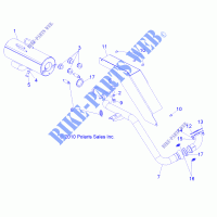 ESCAPE   R12RH45AG/AH/AR (49RGRESCAPE10400) para Polaris RANGER 400 4X4 2012